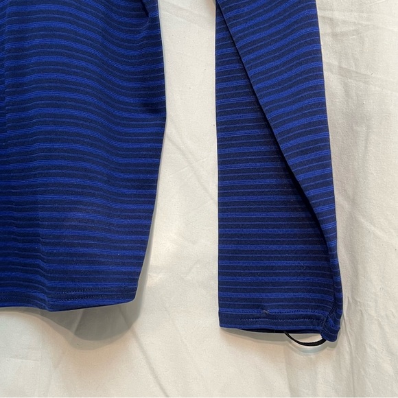 Patagonia Capilene 3 Long Sleeve Blue Midweight Stiped Crew Neck Shirt - US L - Picture 11 of 14